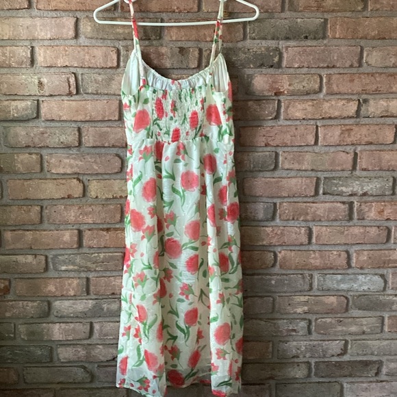 Commense Cream, Rose and Green Floral Dress XS NWT - Picture 3 of 16